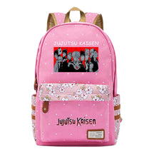 Cartoon Teenage Girl Student Backpack Casual Canvas Backpack