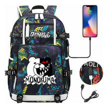 Bullet Theory Breaks Usb Large Capacity Youth Student Backpack Men's And Women's Leisure Travel Backpack