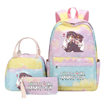 Teenage Student Girl Backpack Lunch Bag Three Piece Set Backpack Set