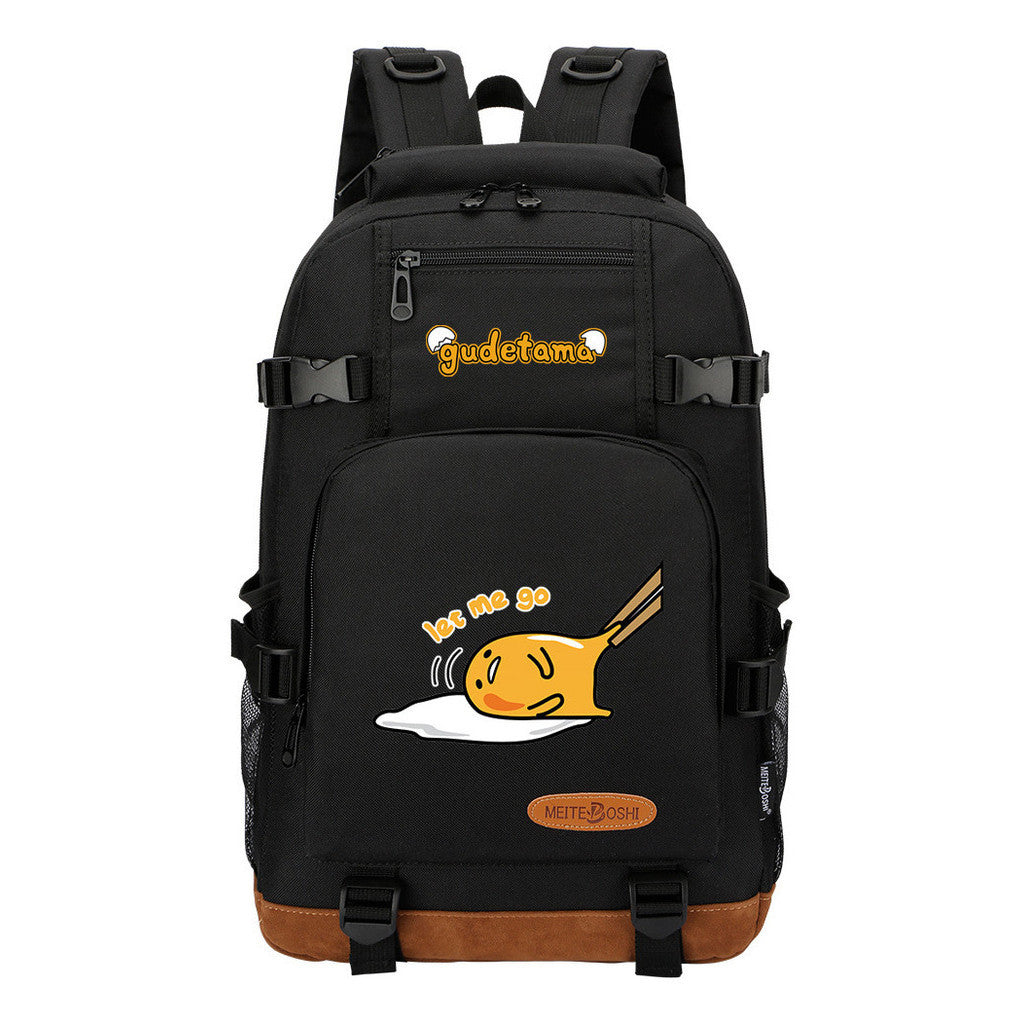 Lazy Egg Student Backpack, Boys And Girls Backpack