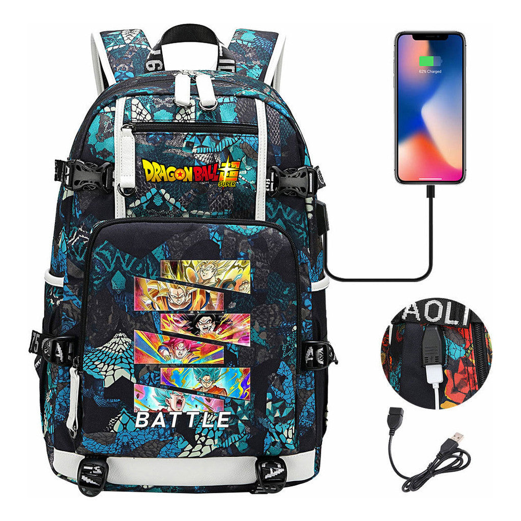 Sun Wukong Usb Large Capacity Youth Student Backpack For Leisure Travel Backpack