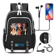 Anime Pirate Wang Lufei Youth Student School Bag Usb Men's And Women's Leisure Backpack