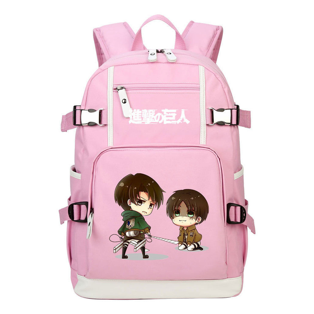 Giant Soldier Captain Alan Of Anime Attack Student Backpacks, Men's And Women's Backpacks, Leisure Travel Backpacks, Backpacks