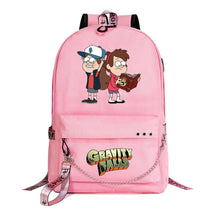 Cartoon Strange Town Youth Student School Bag Men's And Women's Leisure Travel Backpack