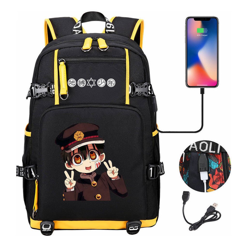 Usb Large Capacity Youth Student Backpack For Men And Women's Leisure Travel Backpack