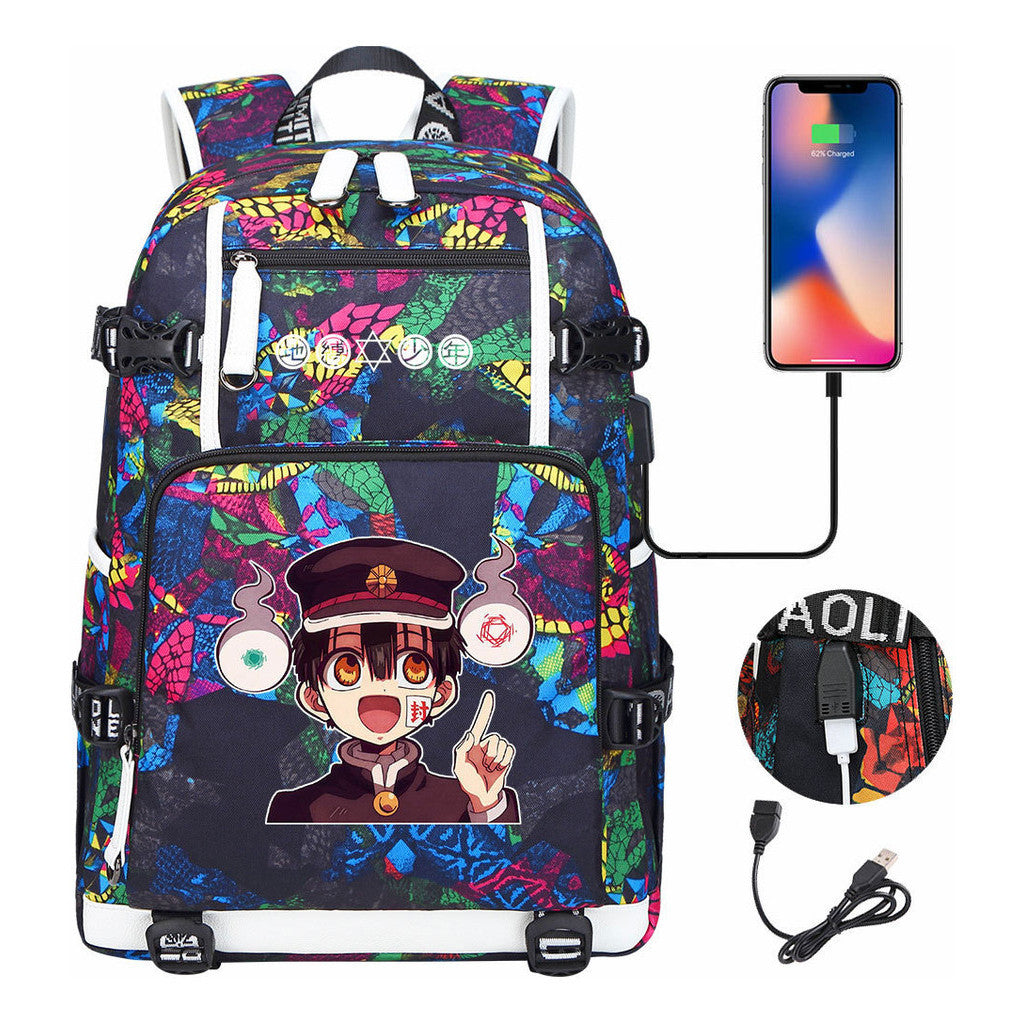 Usb Large Capacity Youth Student Backpack For Men And Women's Leisure Travel Backpack