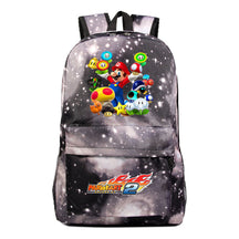 Super Mario Starry Sky Youth Student Backpack For Men And Women's Leisure Travel Backpack