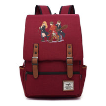 School Of Witchcraft And Wizardry Printed Youth Student School Bag Casual Belt Buckle Classic Backpack