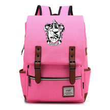 School Of Witchcraft And Wizardry Printed Youth School Bag Casual Belt Buckle Classic Backpack 38*27*12.5cm