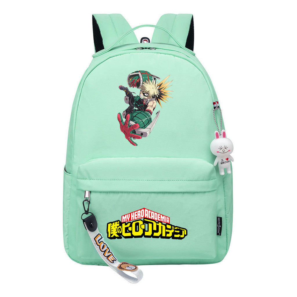 Cartoon Fashion Print Teen School Bag For Boys And Women Casual Bag For Girls Backpack