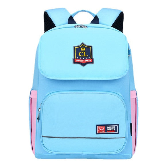 Primary School Backpack With Reduced Load, Spine Protection, And Water Splashing Prevention Backpack