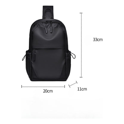 Men's Lightweight Shoulder Bag, Small Backpack, Casual Mobile Phone Bag, Multifunctional Diagonal Cross Bag, Shoulder Bag, Backpack