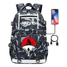 Naruto Usb Youth Student School Bag Men's And Women's Backpack Leisure Travel Bag