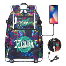 Printed Teenage Student Backpack For Men And Women's Leisure Travel Backpack