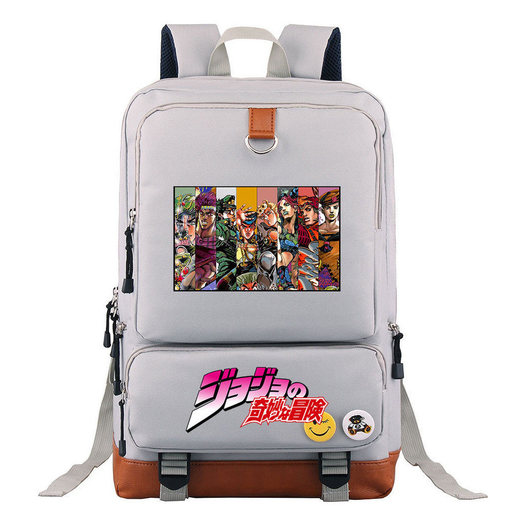 Comic Jojo's Wonderful Adventure, Schoolbags For Young Students, Backpacks For Men And Women, Travel Bags