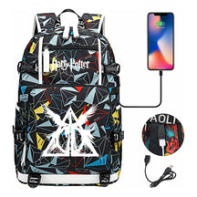 Magic School Usb Youth Student Backpack For Men And Women Leisure Travel Backpack