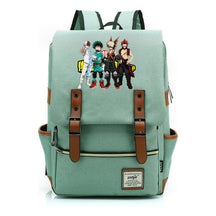 Anime My Heroes Academy Printed Youth Student Backpack Men's And Women's Leisure Belt Buckle Classic Backpack