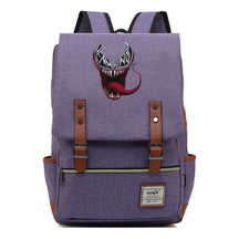 Printed Youth Student School Bag Casual Belt Buckle Classic Backpack