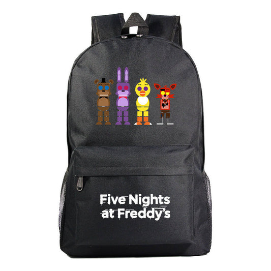 Fashion Toy Bear Game Fashion Starry Sky Youth Student Backpack Men's And Women's Leisure Backpack