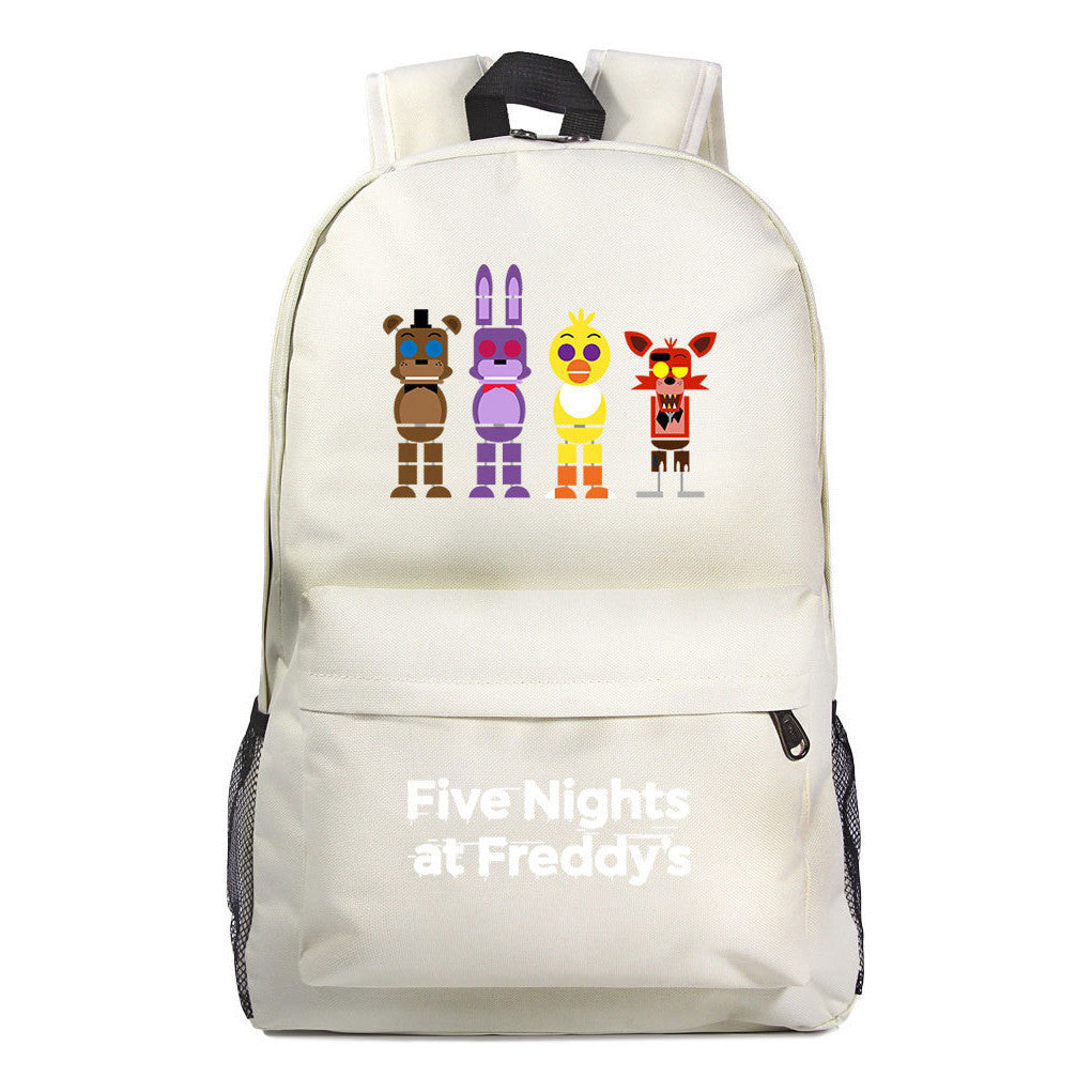 Fashion Toy Bear Game Fashion Starry Sky Youth Student Backpack Men's And Women's Leisure Backpack