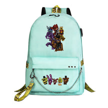 Toy Bear Game Usb Youth Student Backpack For Men And Women Leisure Travel Backpack