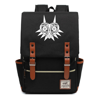 Printed Youth Student Backpack For Men And Women's Casual Classic Backpack