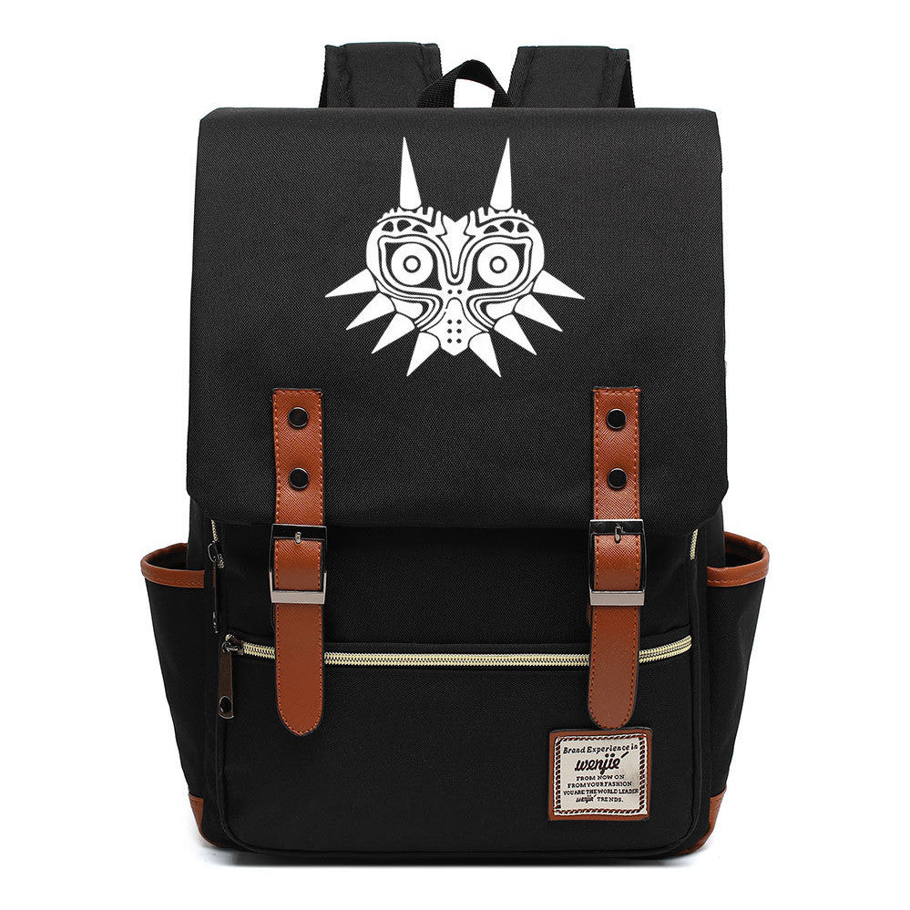 Printed Youth Student Backpack For Men And Women's Casual Classic Backpack
