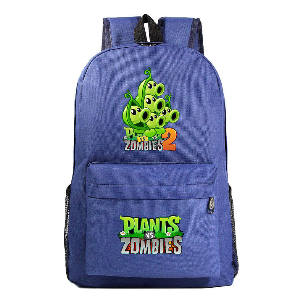 Game Plants Youth Student School Bag Men's And Women's Leisure Backpack