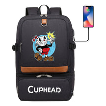 Printed Usb Youth Student School Bag Outdoor Picnic Insulation Bag Backpack