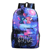 Interstellar Baby Stitch Printed Youth Student Backpack For Men And Women Casual Backpack