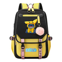 Usb Youth Backpack With Casual Woven Strap Flap Backpack