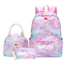 Naruto Girls School Bag Lunch Bag Three Piece Set Backpack Set
