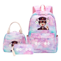 Teenage Student Girl Backpack Lunch Bag Three Piece Set Backpack Set