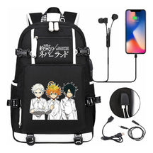 Promised Dream Island Usb Large Capacity Youth Student Backpack For Boys And Girls Leisure Travel Backpack