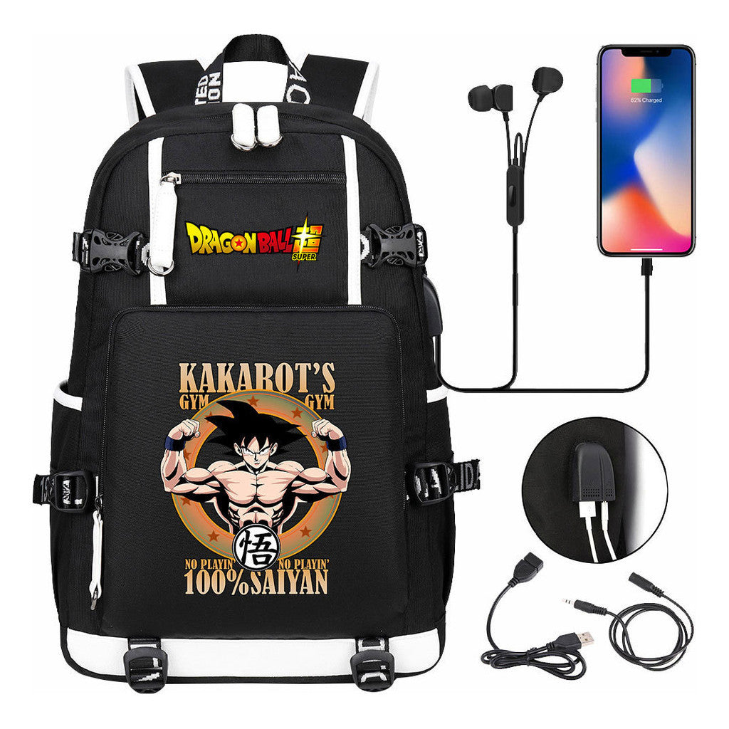 Usb Large Capacity Youth Student Backpack For Men And Women's Leisure Travel Backpack