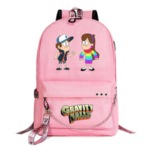 Cartoon Strange Town Youth Student School Bag Men's And Women's Leisure Travel Backpack