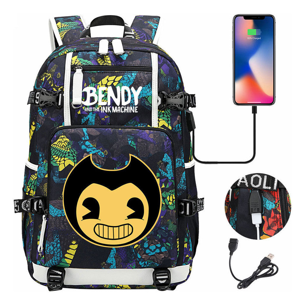Usb Youth Student Backpack Travel Backpack