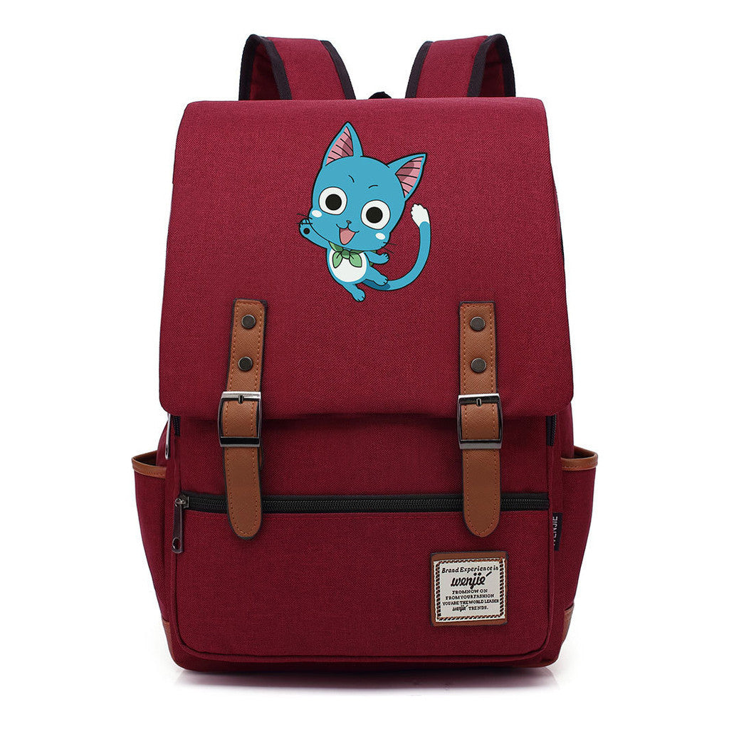 Printed Schoolbags Young Students And Classic Backpacks With Belt Buckles  Men And Women 38*27*12.5cm