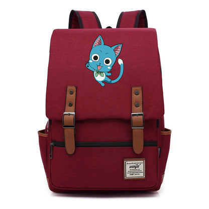 Printed Schoolbags Young Students And Classic Backpacks With Belt Buckles  Men And Women 38*27*12.5cm