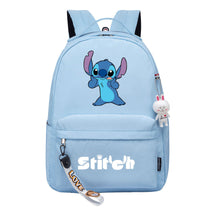 Interstellar Baby Stitch Printed Student Backpack, Casual Travel Bag, Girl Backpack