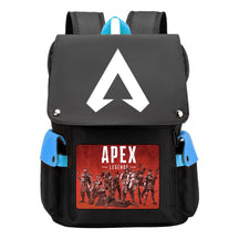 Apex Hero Print Usb Charging Head Youth School Bag Casual Backpack