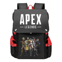 Apex Hero Print Usb Charging Cap Head Style Student School Bag Casual Backpack