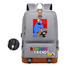 Rainbow Friend Usb Youth School Bag Leisure Travel Backpack