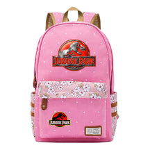 Jurassic Park Dinosaur Printed Student Backpack Leisure Backpack