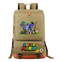 Super Mario Print Youth Student Backpack, Travel Bag, Men's And Women's Backpack