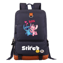 Anime Star Baby Stitch Printed Youth Student School Bag Travel Bag Backpack Travel Backpack