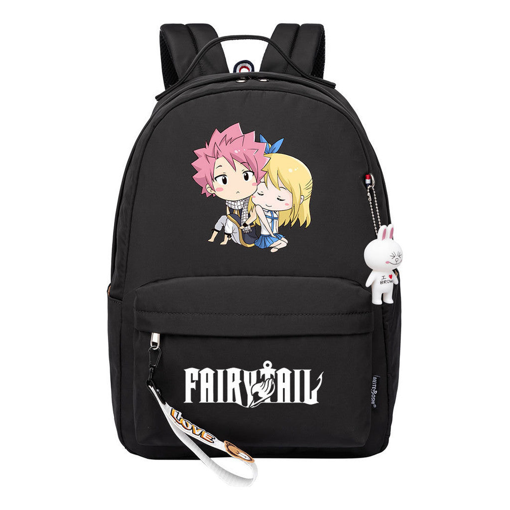 Printed Teenage Student Backpack, Casual Bag, Girl Backpack
