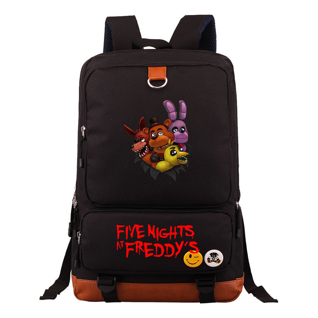Toy Bear Game Printed Youth Student School Bag Large Capacity Travel Bag Men's And Women's Backpack