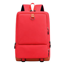 Fashion Printed Youth Student Backpack With Men's And Women's Casual Splicing Backpack
