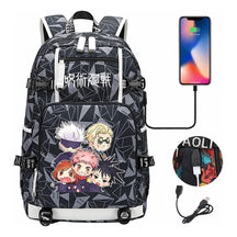Printed Usb Youth Student Backpack For Men And Women's Leisure Large Capacity Travel Backpack